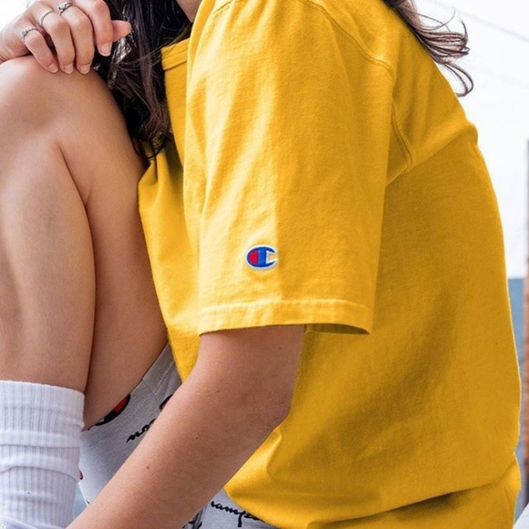 Champion Other - 100% Cotton Blended Logo Graphic Crew Neck Tee